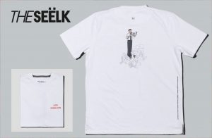 Edición Limitada de la camiseta RFK (Robert.F. Kennedy Human Rights) ilustrada por Rodrigo Saldaña para The Seelk